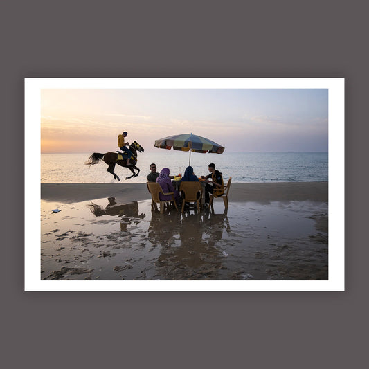Their Day on the Beach - Fatima Shbair
