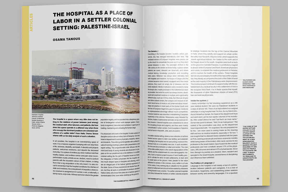 The Funambulist #33 | Spaces of Labor | Jan/Feb 2021